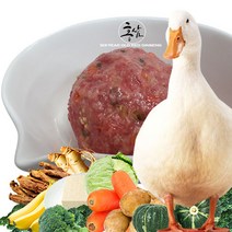 펫바프 펫푸드 강아지생식 바프식 홍삼 오리 85% 야채퓨레 7종 15% 혼합제품 1kg*10 수제 자연식 오리생식 화식