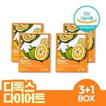 칼로비스 비우밍 모로오렌지맛 3+1box (12일분) 쾌변 단기다이어트 앰플, 1개, 90정