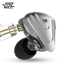 KZ ZSX 12개의 하이브리드 드라이버 하이엔드 이어폰, 블랙, KZ-ZSX