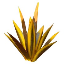 데킬라 소박한 조각 DIY 금속 용설란 식물 정원 마당 예술 장식 풍경 장데코 수제 홈, 05 Gold
