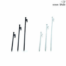 오션웨일 고강도 단조팩 텐트 타프 (20cm/30cm/40cm), 실버