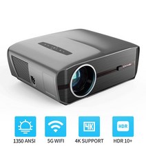 1350ANSI 루멘 홈 시어터 프로젝터 4k 풀 HD 1080p 자동 보정 울트라 데이터 디스플레이 빔 Dducation 용, a15-블랙, 영국 플러그