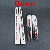 오토바이탑박스 바이크 오토바이 페어링 렌즈 트렁크 몰딩 안장 가방 테일 박스 장식 혼다 골드윙 GL1800 2, 02 down