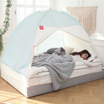 [핫방] ALL NEW 스윗 원터치 난방텐트 퀸(더블), 전체색:핑크