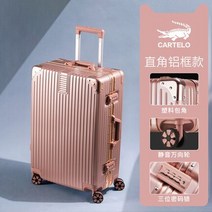 CARRYLOVE 슈퍼 패션 새로운 회 전자 알루미늄 프레임 하드 사이드 여행 가방 26 "여행 가방 트롤리