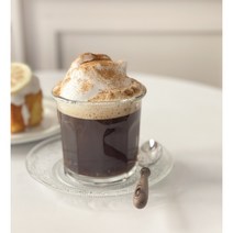 페너 유리 컵 잔 홈 카페 아인슈페너 커피 글라스 이쁜 투명, 페너2호