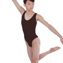 성인발레복 SPEERISE 남성용 블랙 발레 민소매 레오타드 스쿠프 넥 나일론 댄스웨어 스포츠웨어 체육관 운동용 체조 레오타드