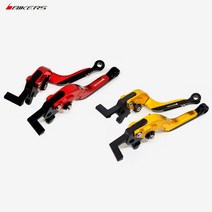 BIKERS 바이커즈 바이크 오토바이 혼다 PCX125 21-22 ABS 폴딩 조절식 브레이크레버, 골드, 2개