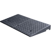 고무차량진입판 블럭업 주차턱 경사로 발판 문턱 슬로프 8, 100x50x8