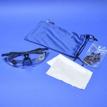 명신광학 안전안경 J-378A 케이스유(천주머니) 도수렌즈 탈부착가능 논슬립매트 이마보호대 코걸이쿠션패드 8360111, 1개