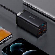 Baseus GaN3 Pro 멀티포트 테스크탑 고속 충전기 100W 2C+2U