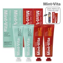민트비타 오리지널120g 2개 스트롱120g 2개+40g1개&혀클리너1개, 단품