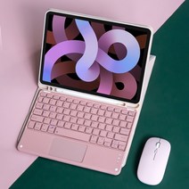 아이패드 호완 무선키보드 IPad Air 4 케이스 용 연필 케이스 Air 5 iPad Pro 11 케이스 무선 마우스 Magic for IPad 9 세대 케이스, 03. 10.2 7th 8th 9th Gen, 05. Pink C