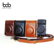bob 리코 RICOH GR 1 2 카메라 가죽케이스 크로스백, 리코GR1.2공용_카멜브라운