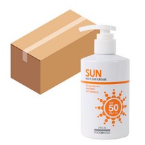 푸드어홀릭 멀티 선크림 250ml 1박스 (40개입)/ SPF50 펌프형, 250ml X40개