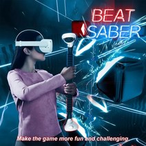 VR 게이밍 롱 스틱 광선검 핸들 확장 그립 오큘러스 퀘스트 2 퀘스트 또는 리프트 S 컨트롤러용 비트 세이버 게임 재생, [02] YELLOW