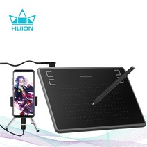 드로잉 패드 액정 타블렛 전자 노트 huion h430p 디지털 태블릿 서명 그래픽 펜 태블릿 osu 게임 태블릿배터리 없는 펜 포함, 협력사, 검은 색