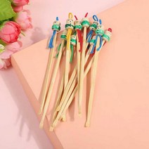 대나무 캐릭터 나무 귀청소 귀이개 귀후비개, 10개