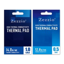 Zezzio 서멀패드/열전도율 14.8 Wmk/방열패드/채굴, Zezzio패드(14.8wmk/1미리)