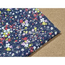 패브릭제이 TR 20수 레이온 폴리 꽃무늬 플라워 인견 원단 FJ-289