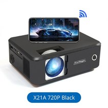 빔프로젝터 가정용 캠핑 소형 빔프로젝트, 협력사, x21a 720p 블랙