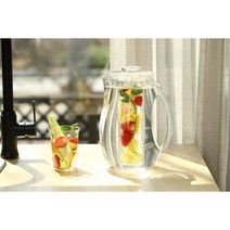 레바니 네이쳐 데일리 인퓨저 물병 2.5L 과일물병 럭셔리 홈카페 신혼부부 스포츠 직장인 다이어트 선물용 보틀 변비해소 이지클린 대용량 간편세척 BPA Free 미라클 냉장고