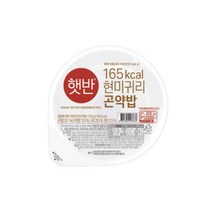 CJ 햇반 현미귀리 곤약밥 150g 24개