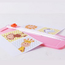 안전 손쉬운 조작 트리머재단기 핑크 책재단 책절단 어린이집 종이재단 책자르기 사진재단기 유치원 제단기