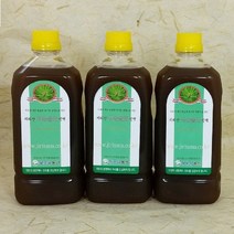 청운당농산 지리산 새순 솔잎 진액 3병 발효 엑기스 차 효소no, 900ml