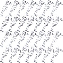 블라인드 우드 창문 스크린블라인드 밸런스 수평 인조 및 목재 부품용 2.5 인치 투명 플라스틱 숨겨진 리