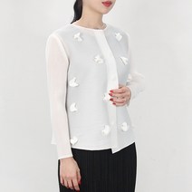 마담플리츠 요거트 플리츠 자켓 주름옷 가디건 꽃 이세이