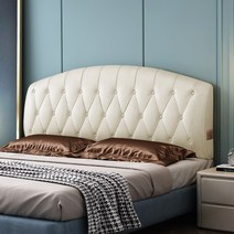 현대적인 더블 등받이 침대쿠션 셀럽 다다미 침대헤드없는 대형쿠션, C06-기본 보조스펀지-소프트핑크