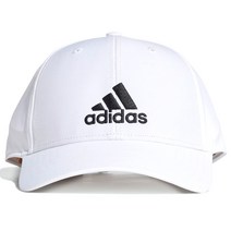 아디다스(ADIDAS) 베이스볼 캡 LT EMB 남자 여자 골프 테니스 야구 모자 GM6260, 화이트 58