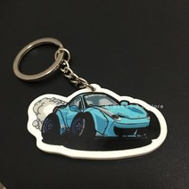 쇽업쇼바 서스펜션 최신 크리에이티브 자동차 키 체인 키 링 키 고리 장착 차량 자동차 모델 JDM 레이싱, 06 6