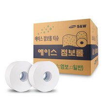 대용량 업소용 휴지 점보롤 착한 화장지 물에잘풀리는 300m 두겹 16롤, 에이스 300 점보롤 16롤_쿠팡