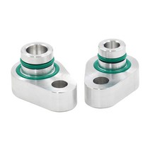 2 조각 자동차 후면 AC 블록 오프 키트 인테리어 에어컨 어댑터 수리 유지 보수 익스플로러 2010-2018 용 고정 교체, NO1