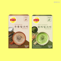 립톤 밀크티 2종 사계절 맛난 티타임 밀크티 19g 10개입 2개, 말차 밀크티 10개입 2개