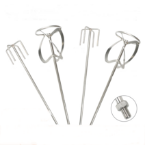 전기 전동 드릴 믹서 교반봉 스테인레스 나사산 로드, M14 [아연 도금] 60cm 나사 막대