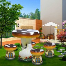 디자인 테이블 과일 모양 유치원 키즈 카페 어린이집, 숲속 세트