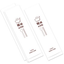 피앤팩 통합 수저포장지_bok101_복복화이트, 1000장