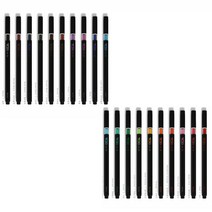 SINZI TumGel 신지 덤젤 덤겔 중성펜 0.38mm 20색, 브라운