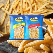 아비코 크링클컷 주름감자 2kg + 슈스트링 막대감자, 1set