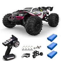 RC 트럭 오프로드 트레일러 대형 브러시리스 원격 제어 크롤러 성인 위한 방수 라디오 컨트롤 자동차, 16101s-b 3b