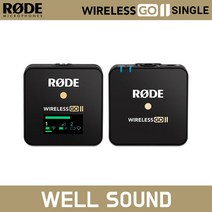 [사운드캣/정품] 로데 와이어리스 고 2 싱글 무선 마이크 RODE Wireless GO 2 Single 카메라 촬영용 방송용 핀 마이크, 로드 wireless go2 싱글 무선 외장마이크