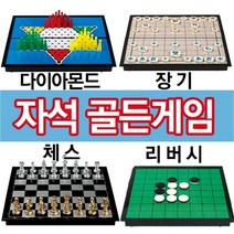 [바니랜드] ★무료배송★골든게임 자석체스 자석장기 다이아몬드 리버시게임/보드게임/캠핑/바둑, 상품타입:골든게임자석체스
