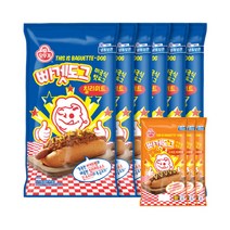 빠겟도그 칠리미트 미국식 핫도그 175g X 6봉 오뚜기 간편식품, 오뚜기 빠겟도그 칠리미트 175G X 6봉