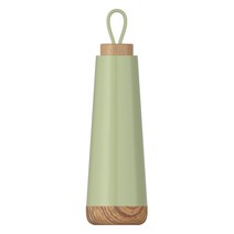 아르크 카베아 우드 스텐 진공 보온보냉 텀블러 + 세척솔, 그린, 500ml