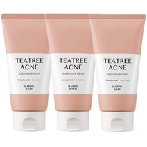 3개)해피바스 티트리 아크네 클렌징폼175g, 150g, 3개