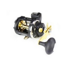 누리지아 카운터 장구통 릴 6볼 베어링 BS500MLC, 골드