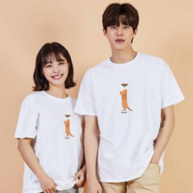 오너클랜 미어캣 디지털프린팅 인쇄티셔츠 반팔티 오버핏